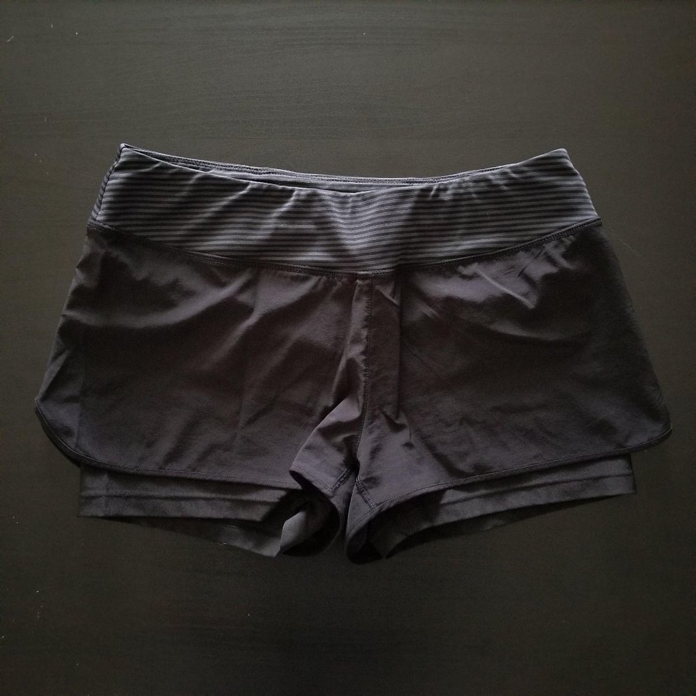 MPG Athletic Running Shorts Black Turquoise